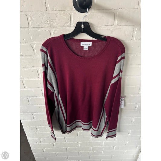 Sweater By Liz Claiborne In Red, Size: M