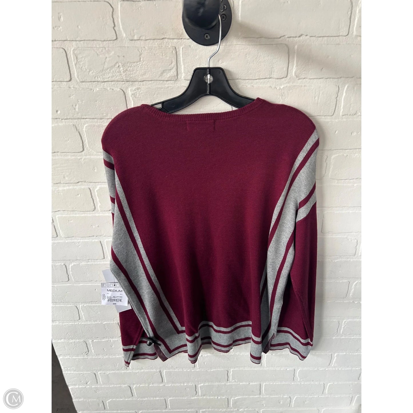 Sweater By Liz Claiborne In Red, Size: M