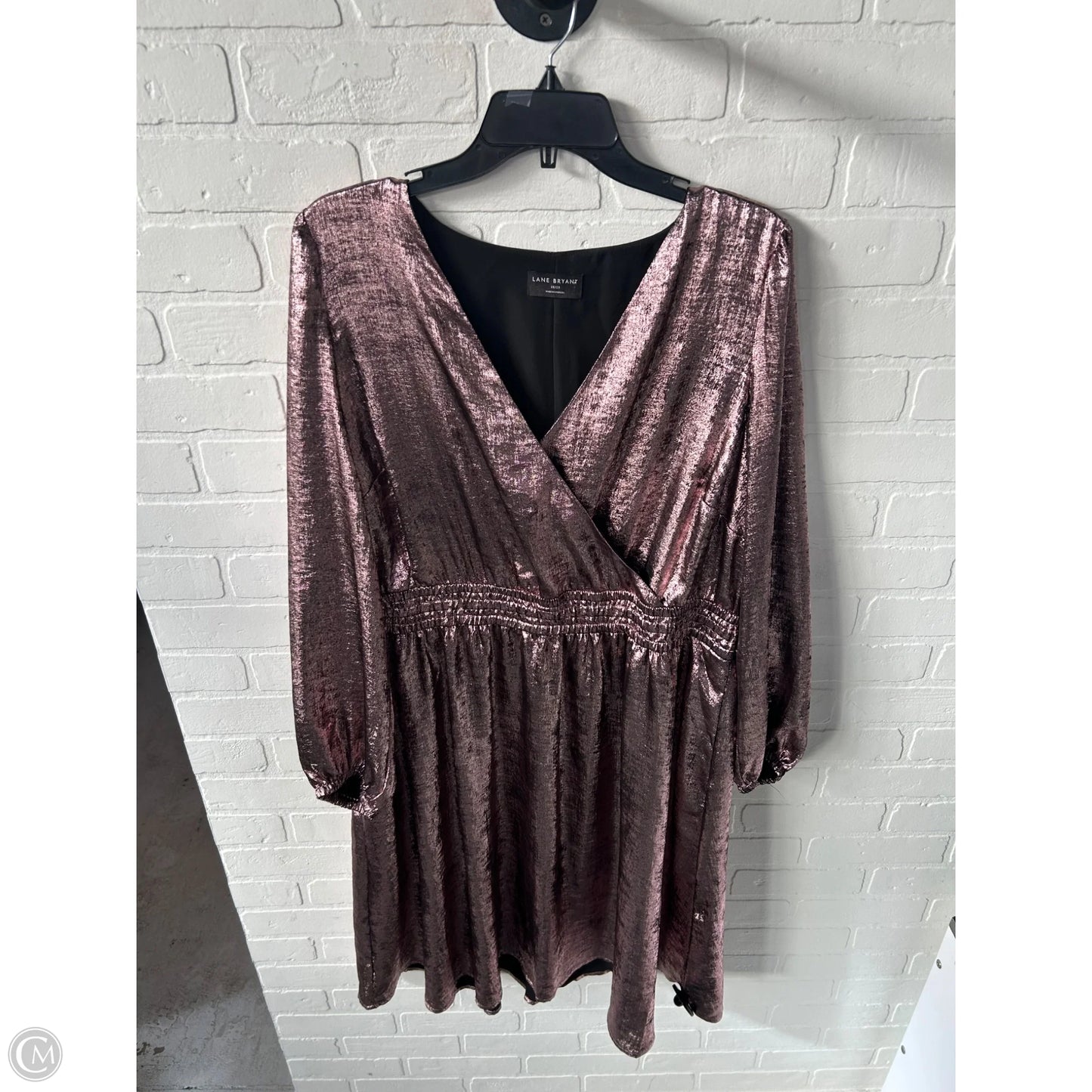 Dress Party Midi By Lane Bryant In Plaid Pattern, Size: 1x