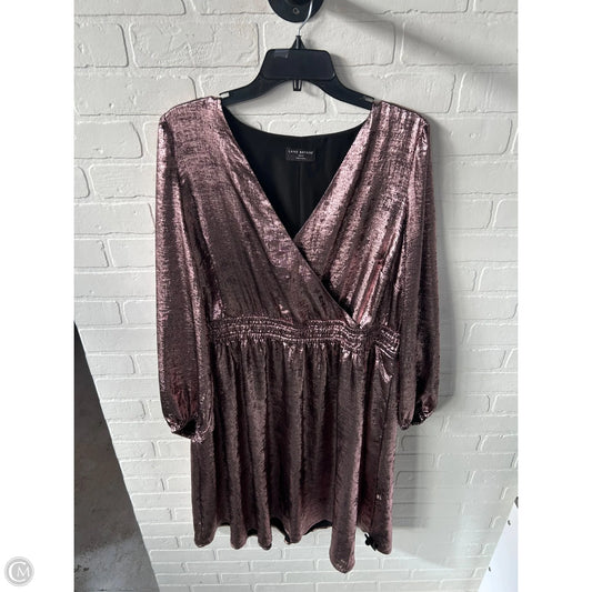 Dress Party Midi By Lane Bryant In Plaid Pattern, Size: 1x