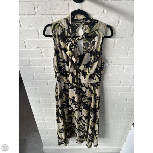 Dress Party Long By White House Black Market In Black & Yellow, Size: L