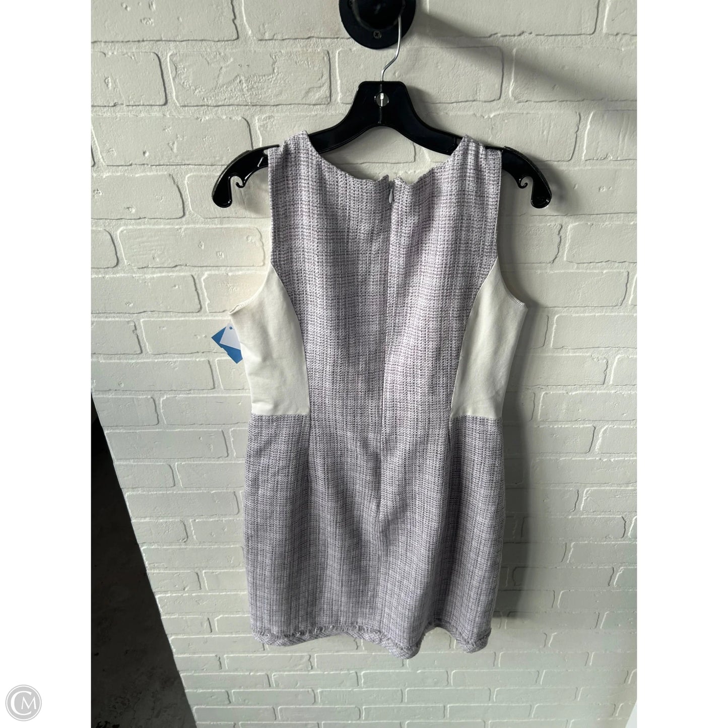 Dress Work By White House Black Market In Purple & White, Size: L