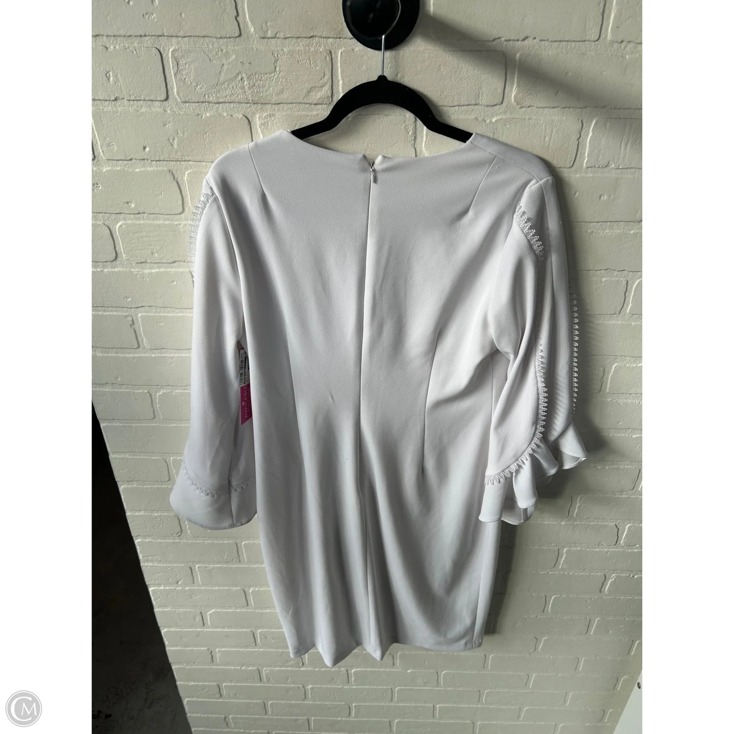 Dress Work By Calvin Klein In White, Size: L