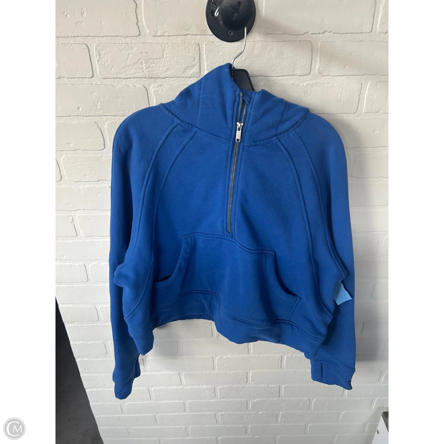 Sweatshirt Hoodie By Clothes Mentor In Blue, Size: Xl