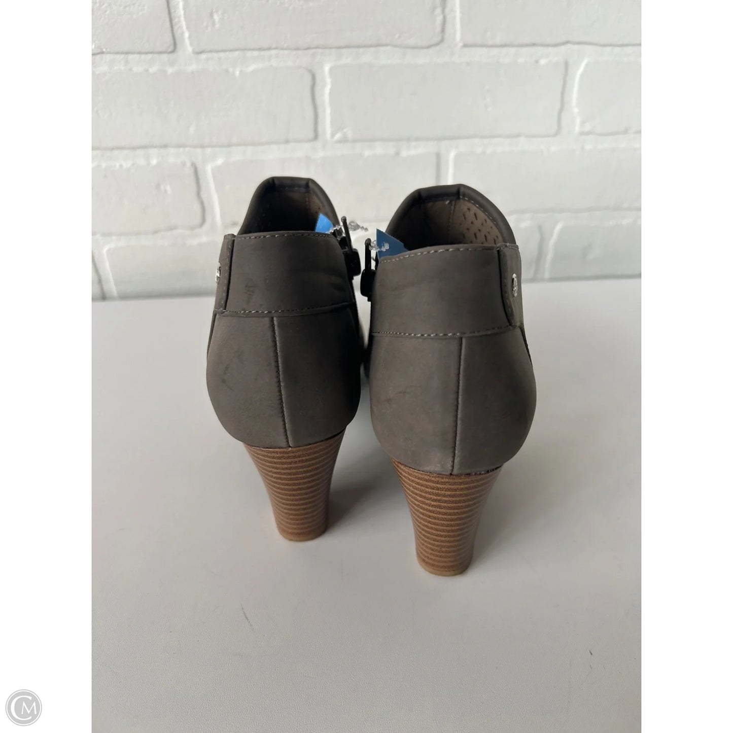 Sandals Heels Block By Gianni Bini In Brown, Size: 7.5