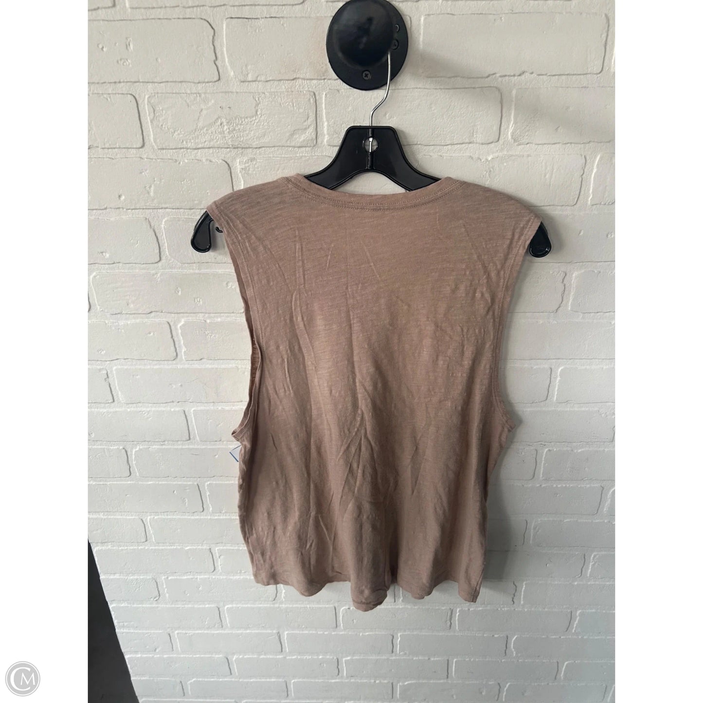 Athletic Tank Top By Cme In Tan, Size: L