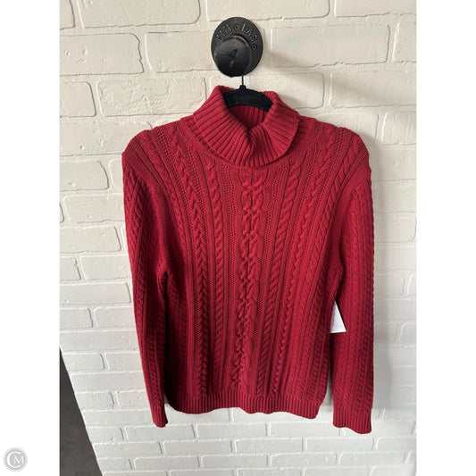 Sweater By Amazon Essentials In Red, Size: M