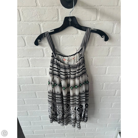Blouse Sleeveless By Chelsea And Violet In Black & White, Size: M