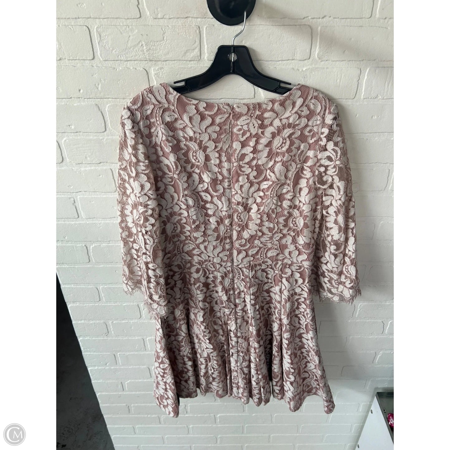 Dress Party Short By Eliza J In Pink & White, Size: L