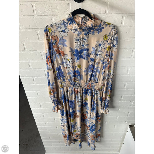 Dress Work By Nanette Lepore In Blue & Orange, Size: M