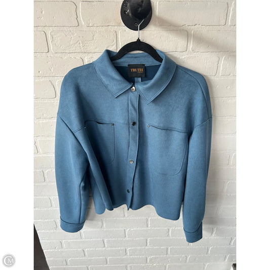 Jacket Shirt By Truth In Blue, Size: L