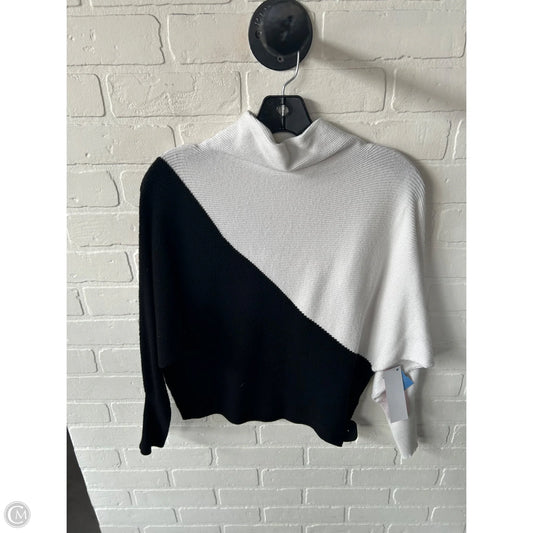Sweater By Tahari In Black & White, Size: S