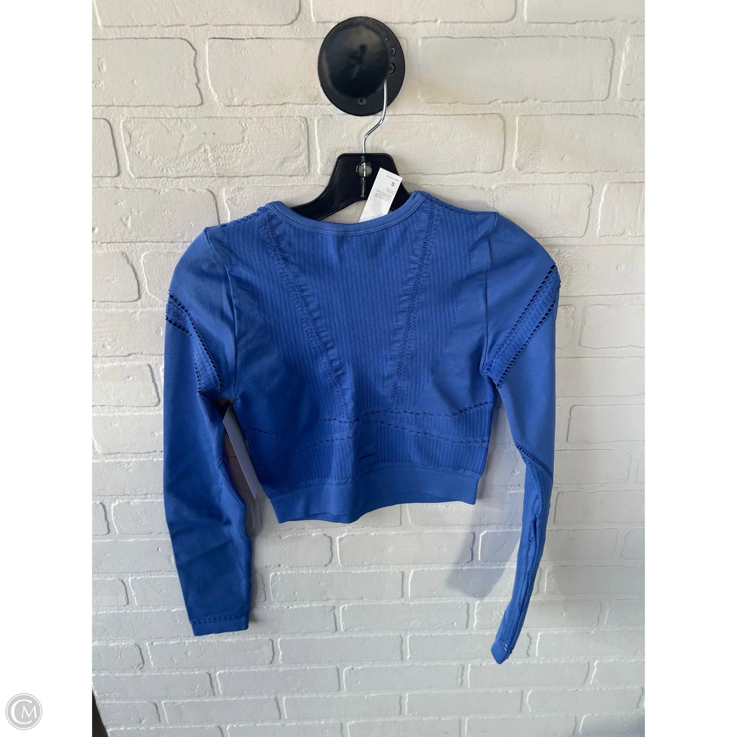 Athletic Top Long Sleeve Crewneck By Fabletics In Blue, Size: S