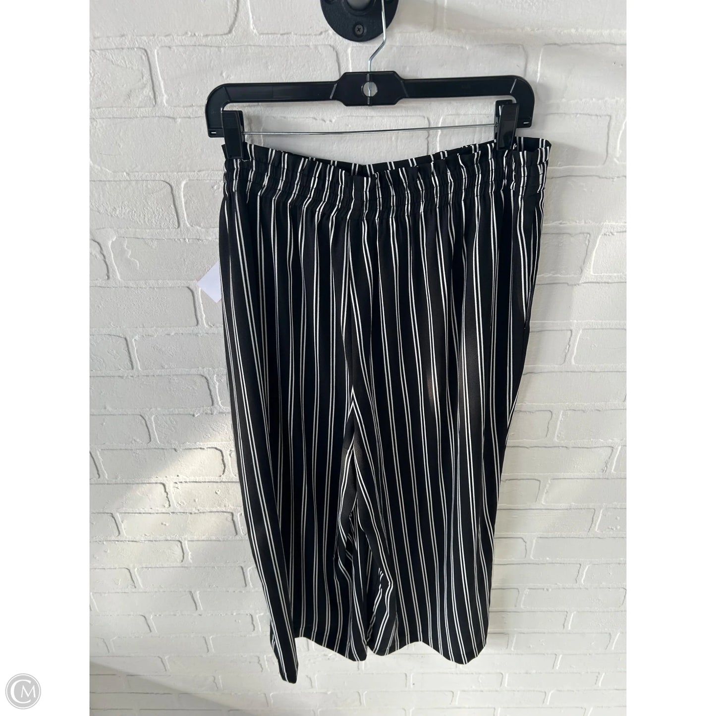 Pants Cropped By Dr2 In Black & White, Size: 16