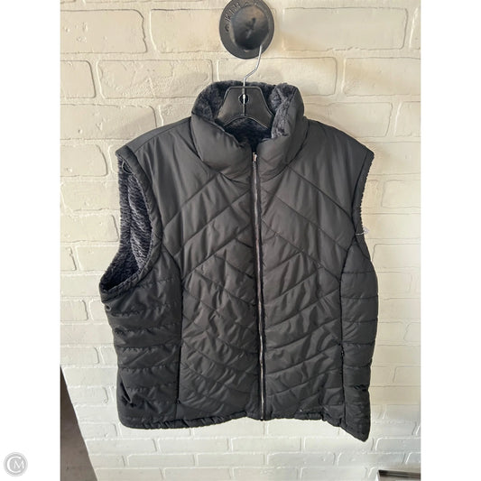 Vest Puffer & Quilted By Free Country In Black, Size: Xxl