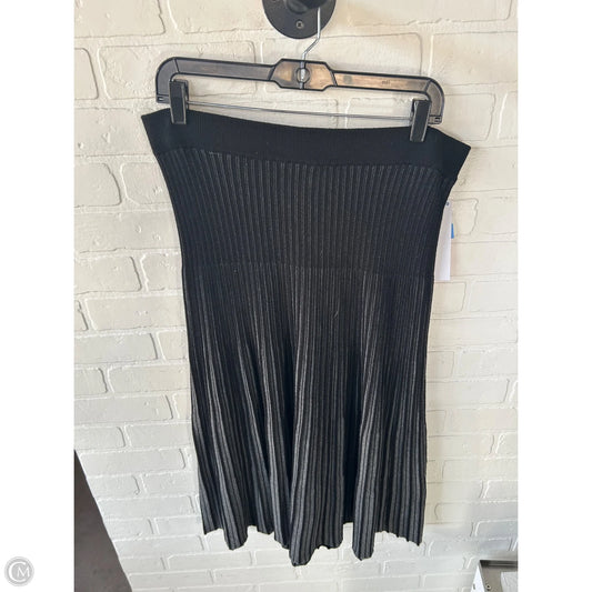Skirt Midi By Max Studio In Black & Grey, Size: 16