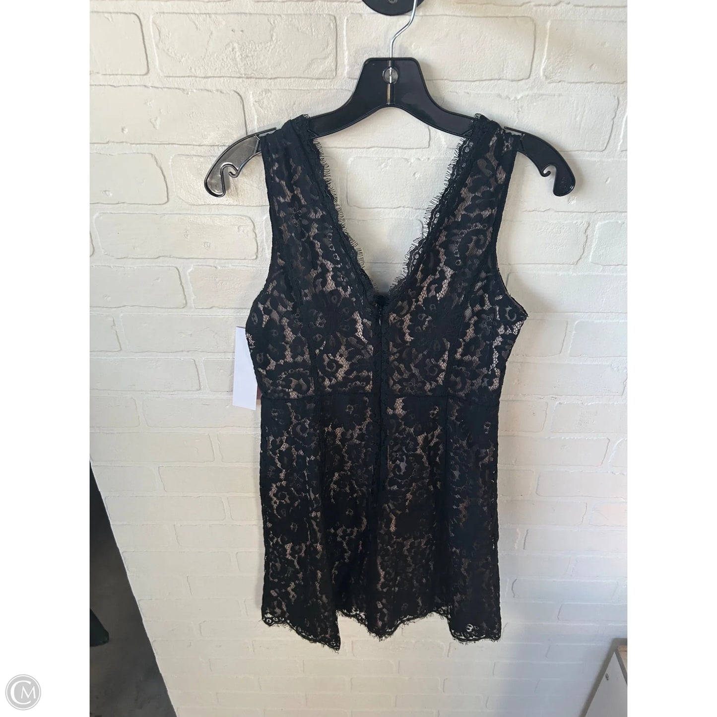 Dress Party Short By Loft In Black & Tan, Size: Xs