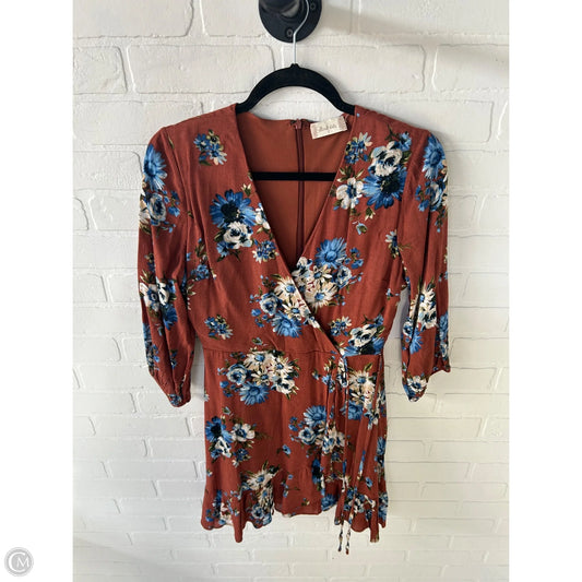 Dress Casual Short By Altard State In Brown & Tan, Size: S