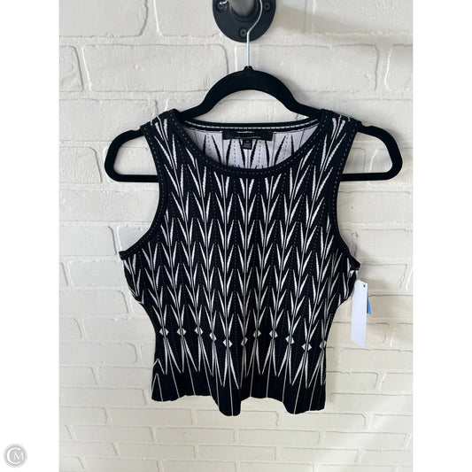 Vest Sweater By White House Black Market In Black & White, Size: M