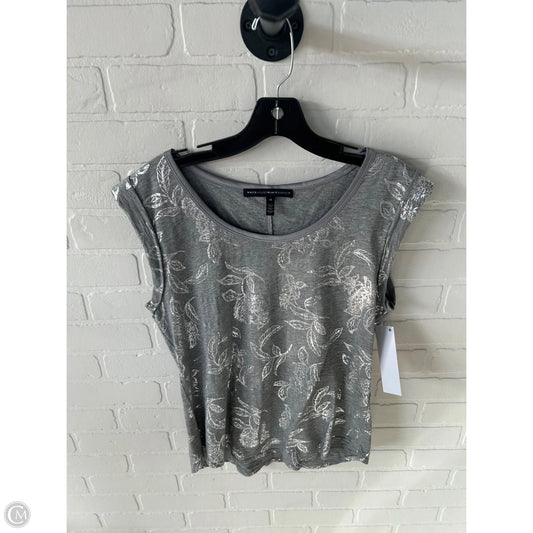 Top Sleeveless By White House Black Market In Grey & Silver, Size: M