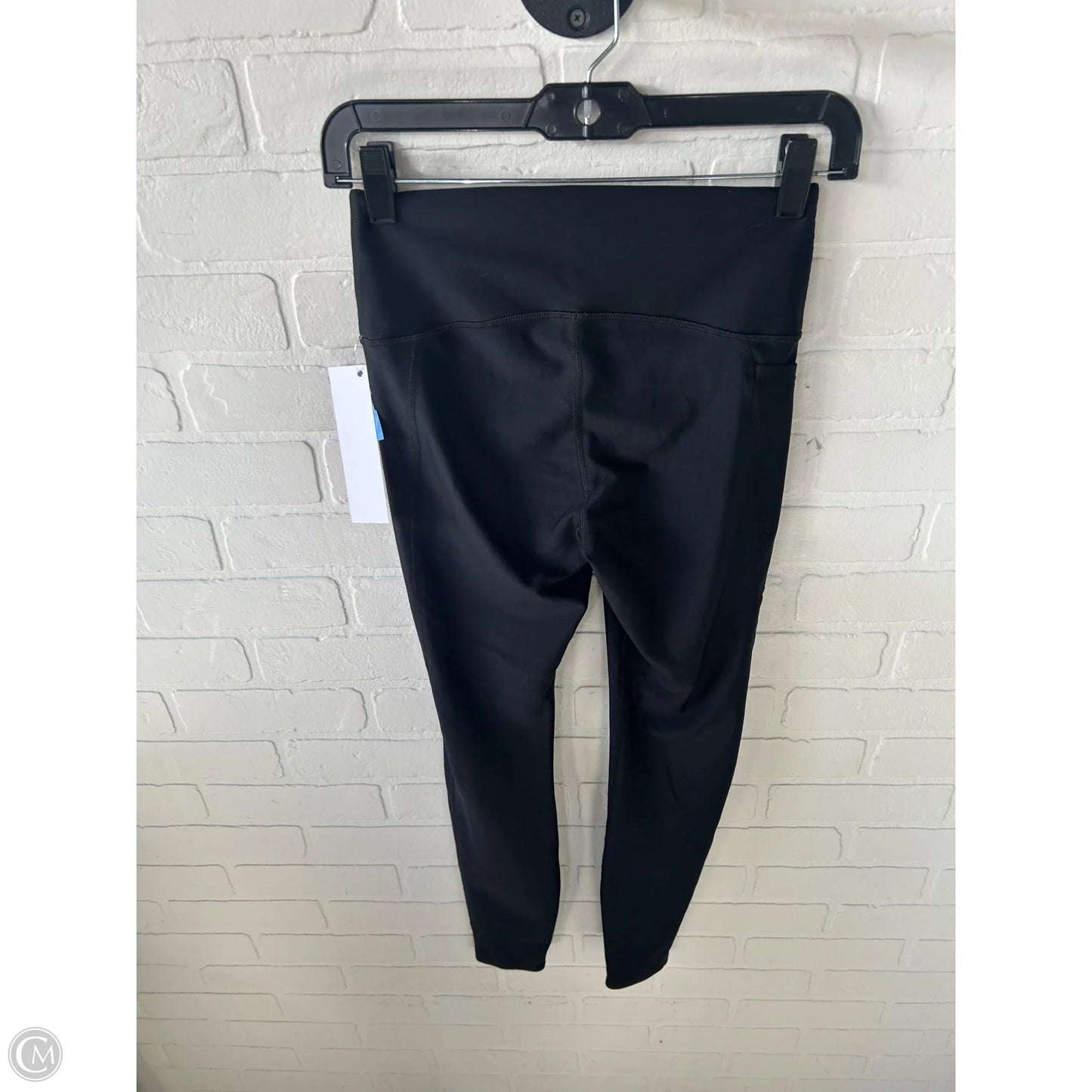 Athletic Leggings By Under Armour In Black & Blue, Size: 4
