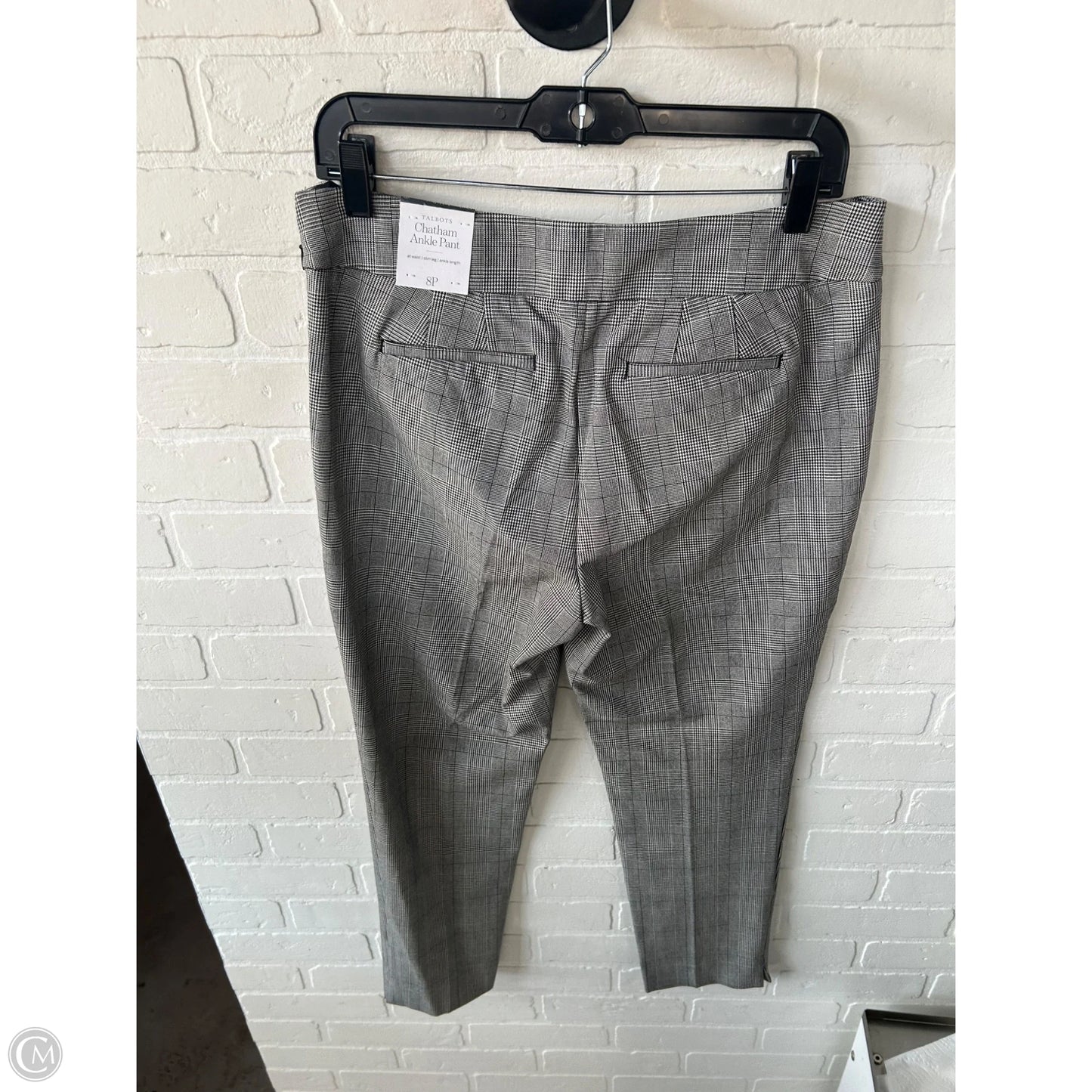 Pants Dress By Talbots In Black & White, Size: 8p