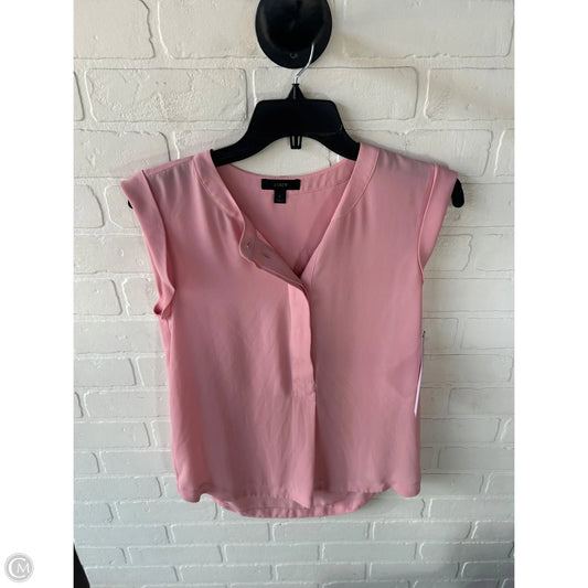 Blouse Sleeveless By J. Crew In Pink, Size: Xs