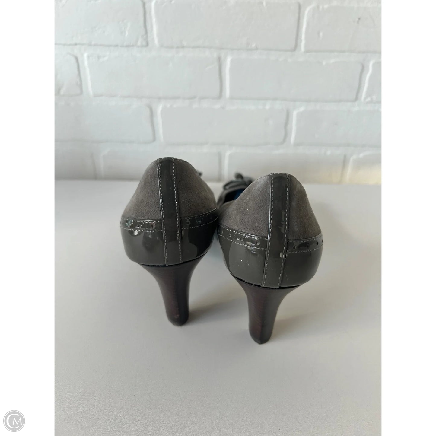 Shoes Heels Block By Cole-haan In Grey, Size: 10.5