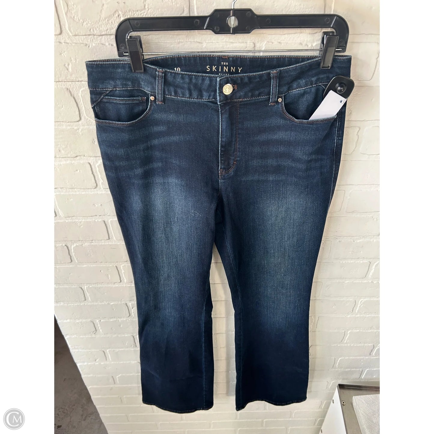 Jeans Flared By White House Black Market In Blue Denim, Size: 10