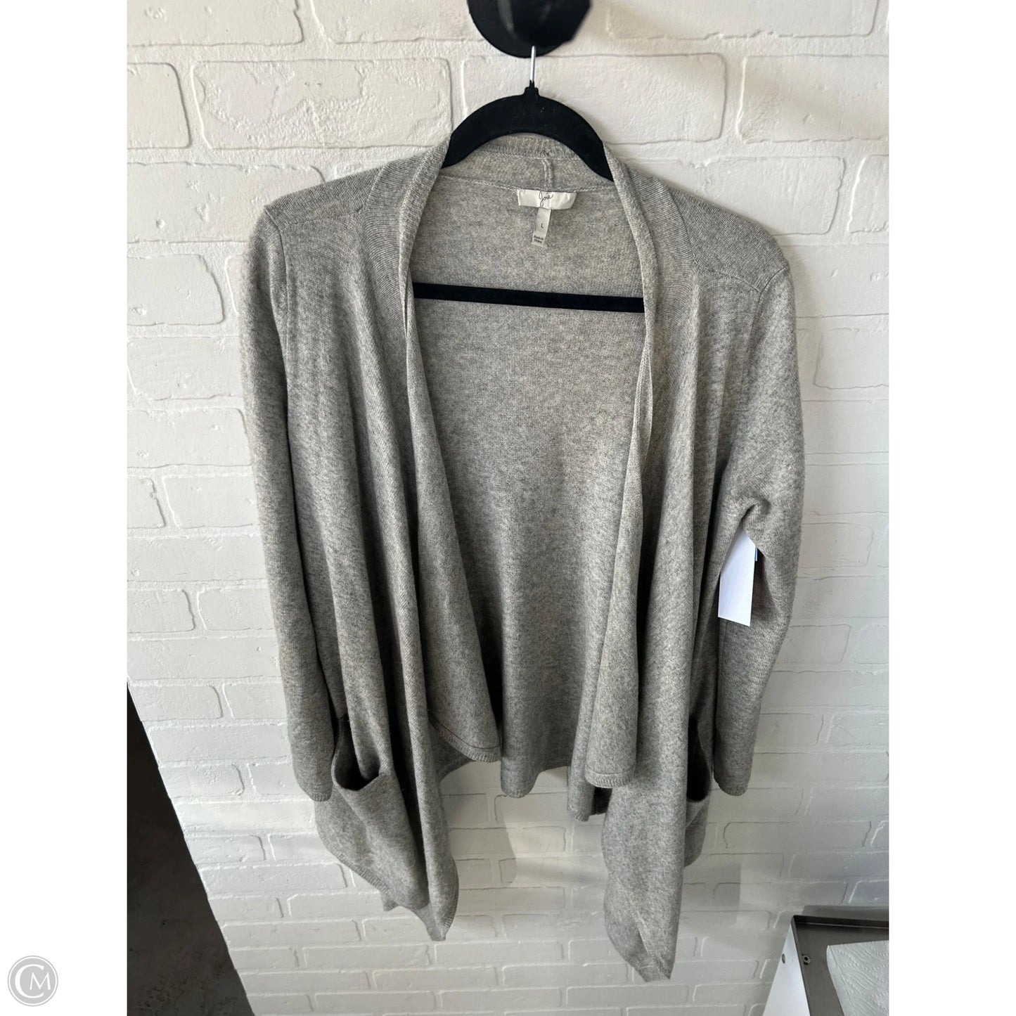 Sweater Cardigan By Joie In Grey, Size: L