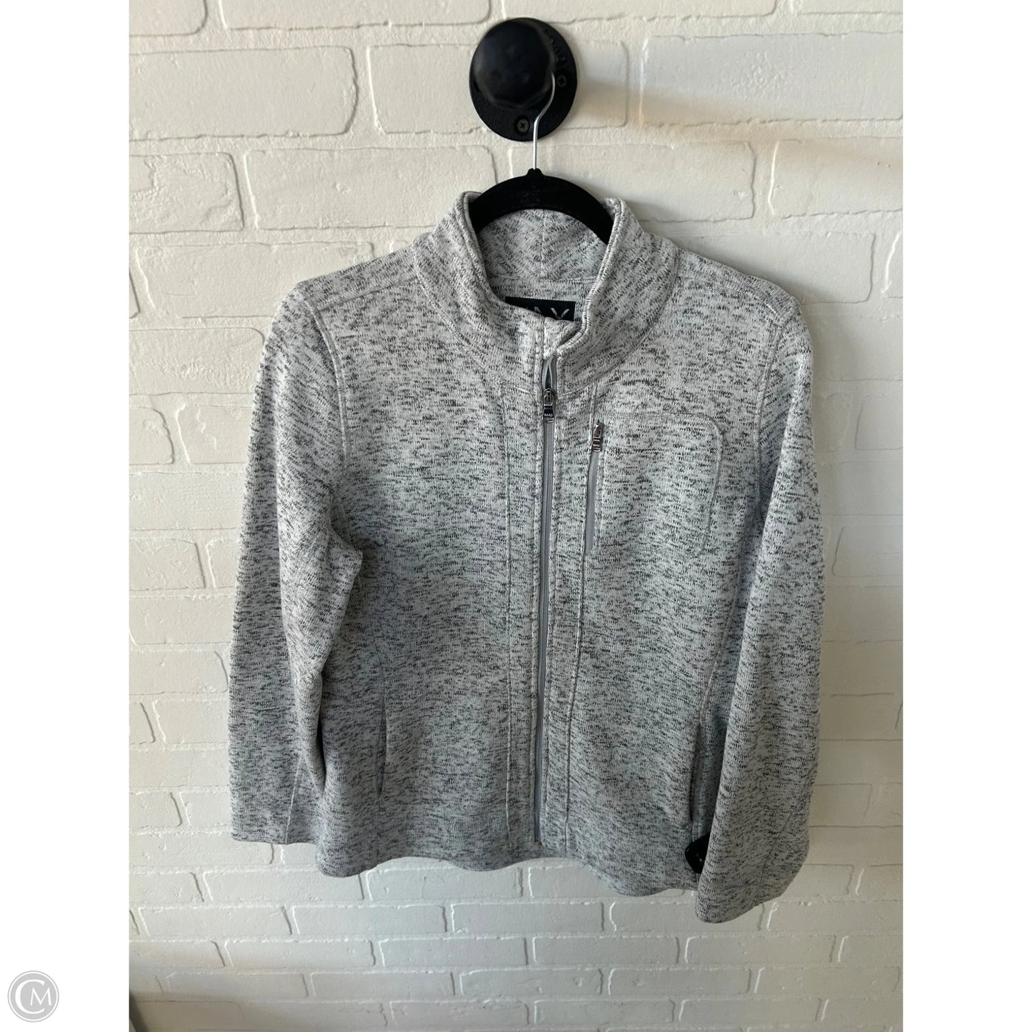 Jacket Fleece By Mng In Grey, Size: L