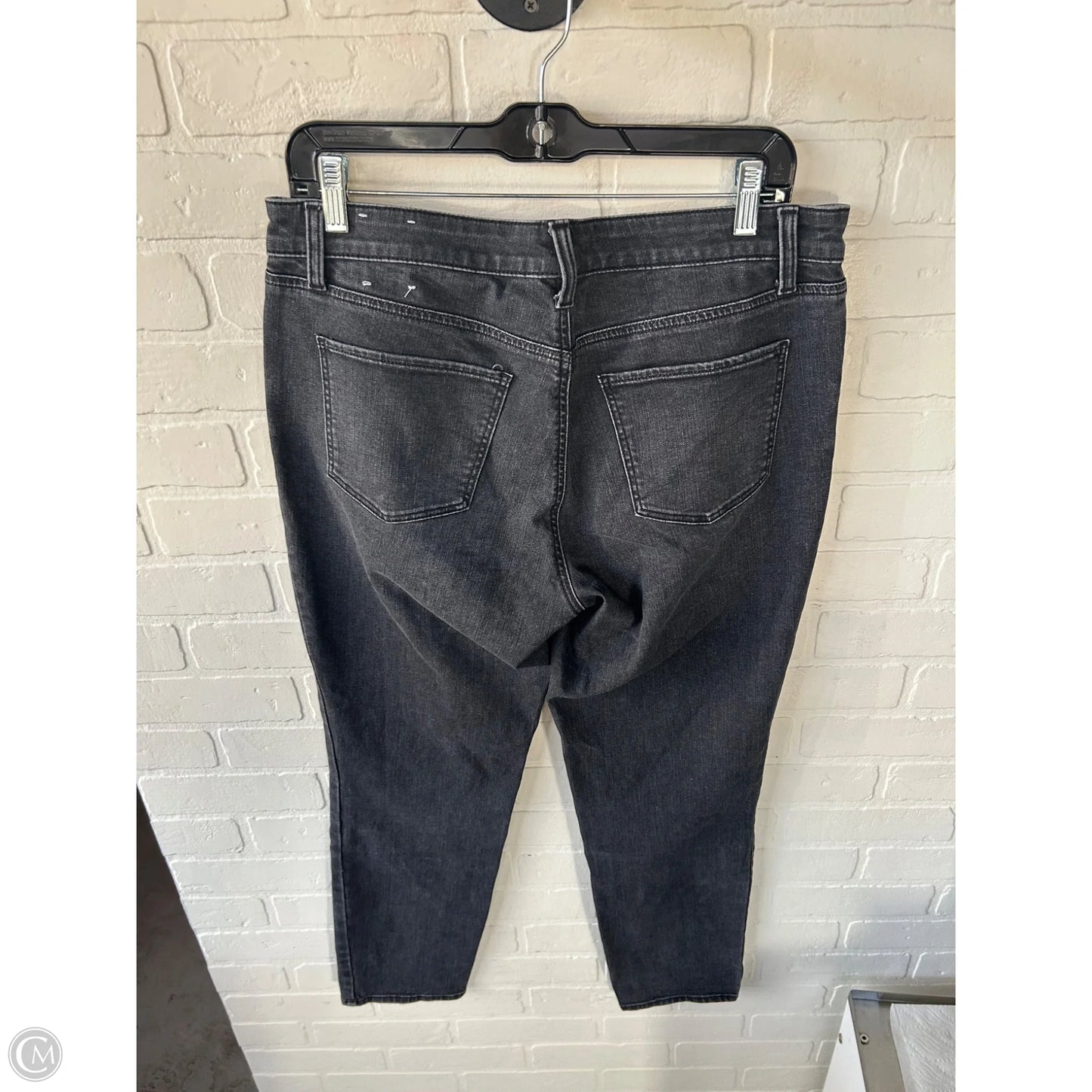 Jeans Skinny By Talbots In Black Denim, Size: 8