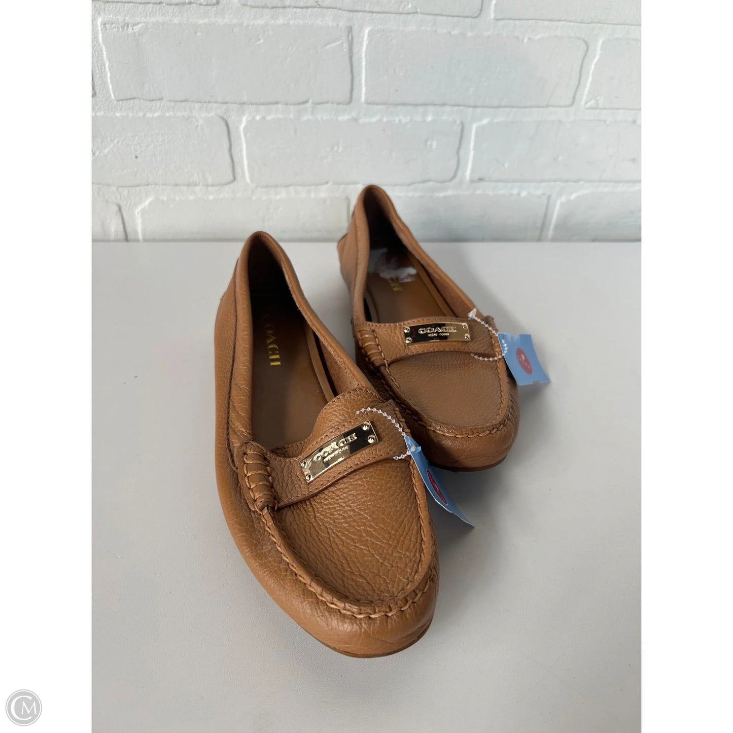 Shoes Designer By Coach In Tan, Size: 8.5