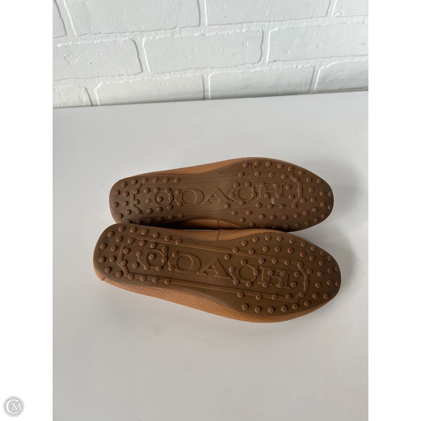 Shoes Designer By Coach In Tan, Size: 8.5