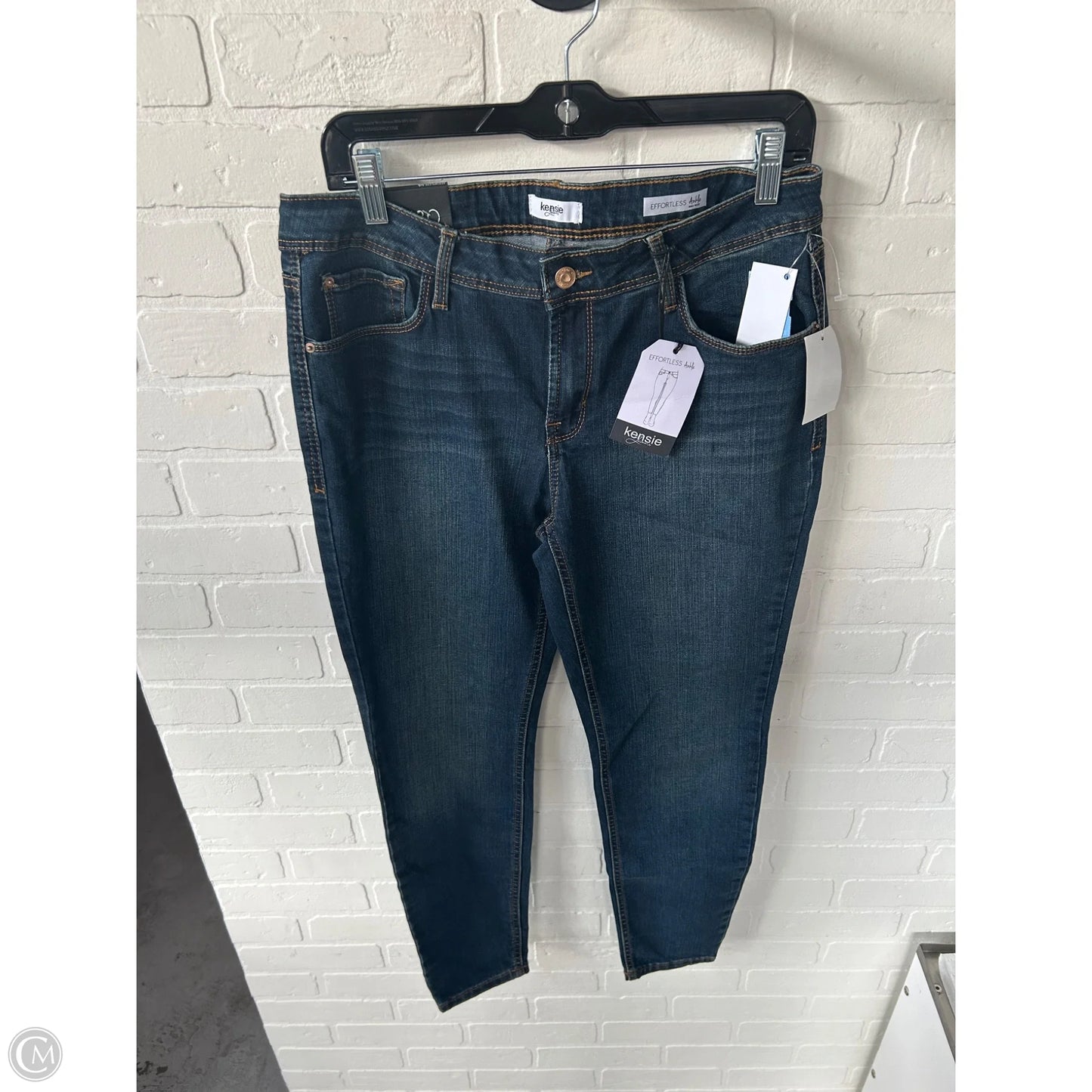 Jeans Skinny By Kensie In Blue Denim, Size: 10