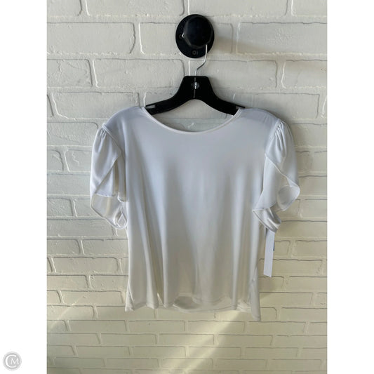 Blouse Short Sleeve By Preston And New York In White, Size: Xl