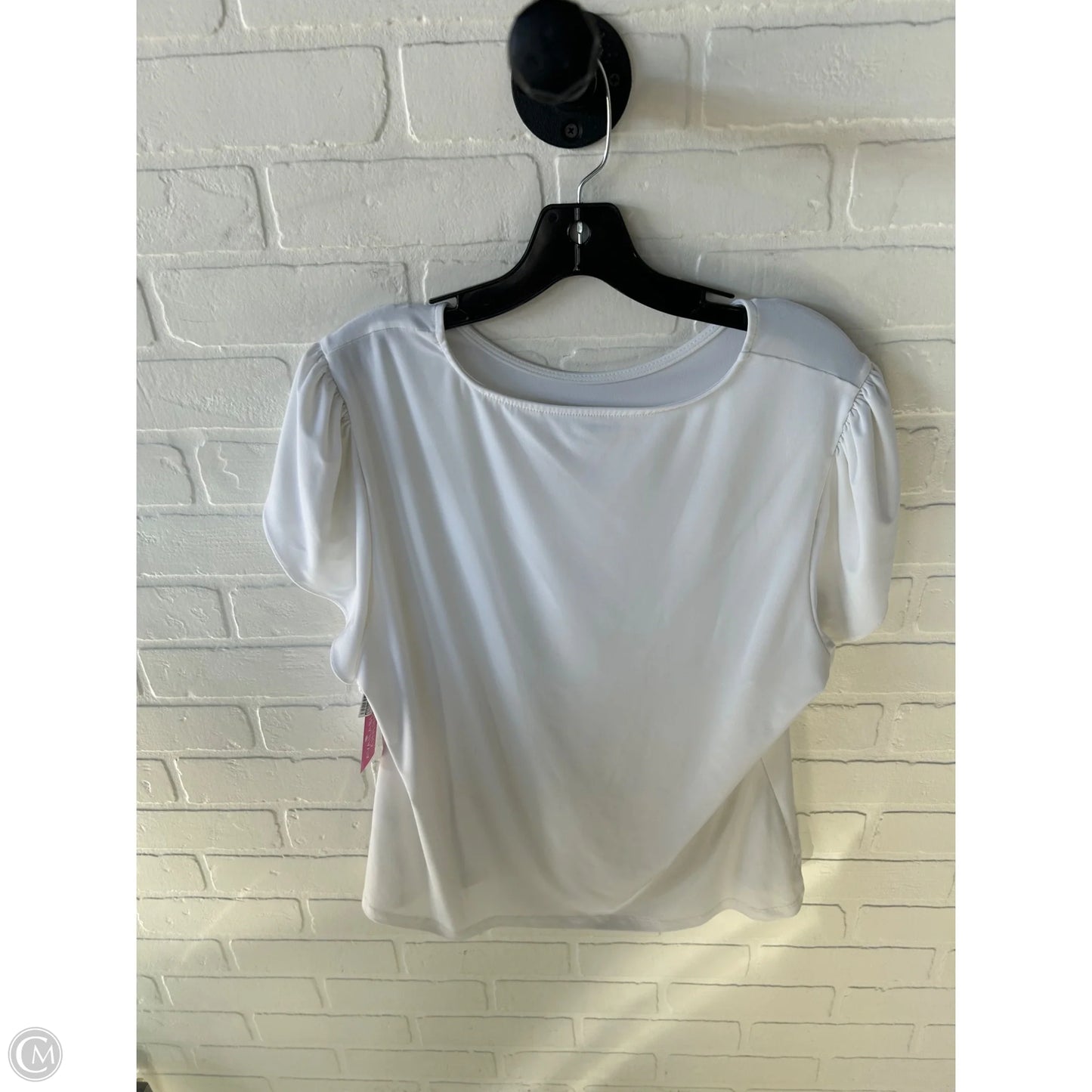 Blouse Short Sleeve By Preston And New York In White, Size: Xl
