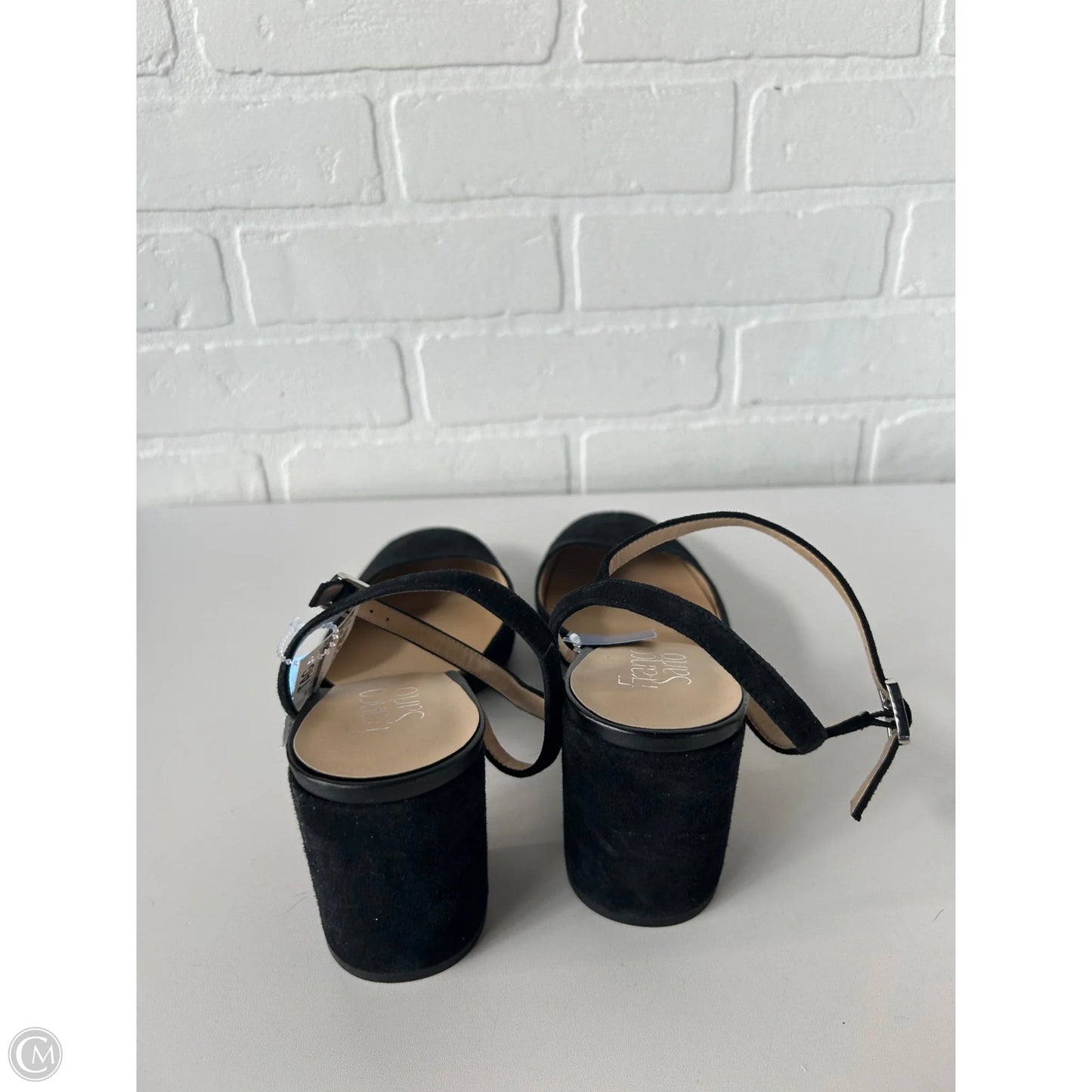 Shoes Heels Block By Franco Sarto In Black & Blue, Size: 10