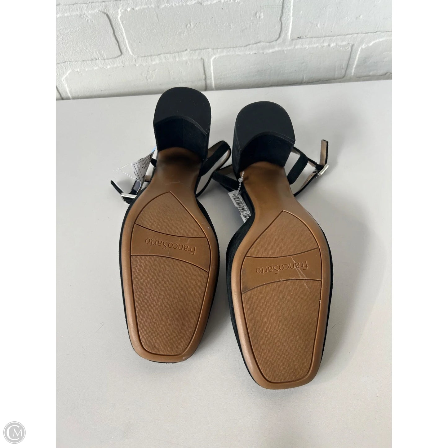 Shoes Heels Block By Franco Sarto In Black & Blue, Size: 10