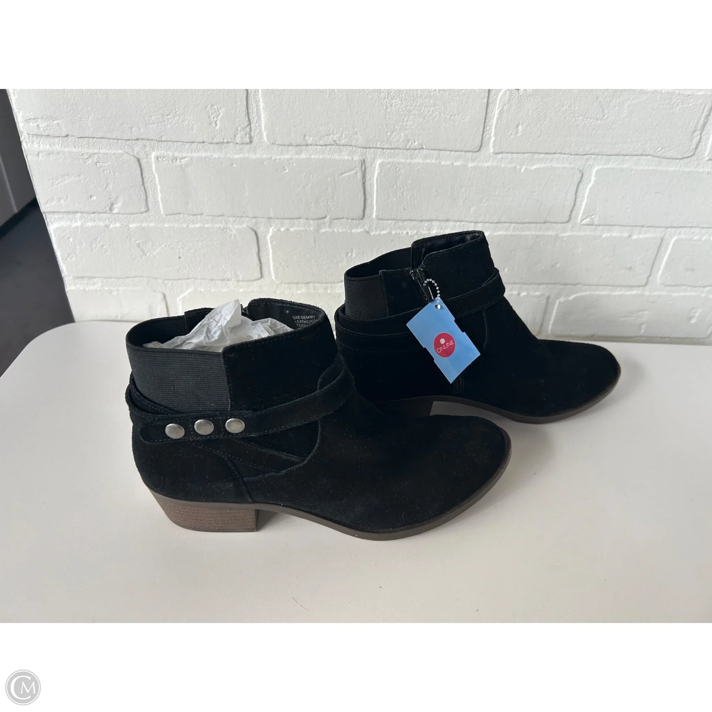 Boots Ankle Heels By Kensie In Black, Size: 9