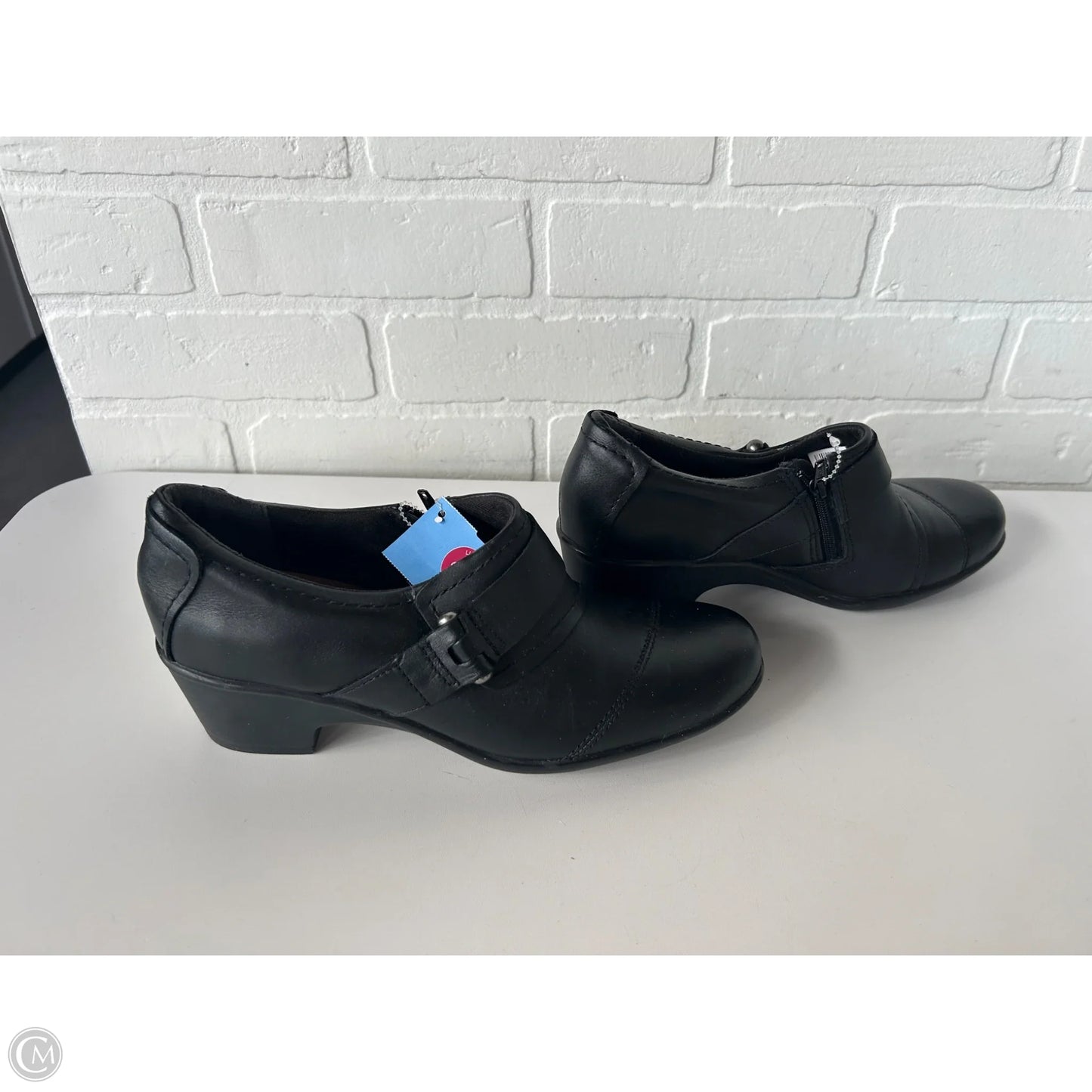Shoes Heels Block By Clarks In Black, Size: 9