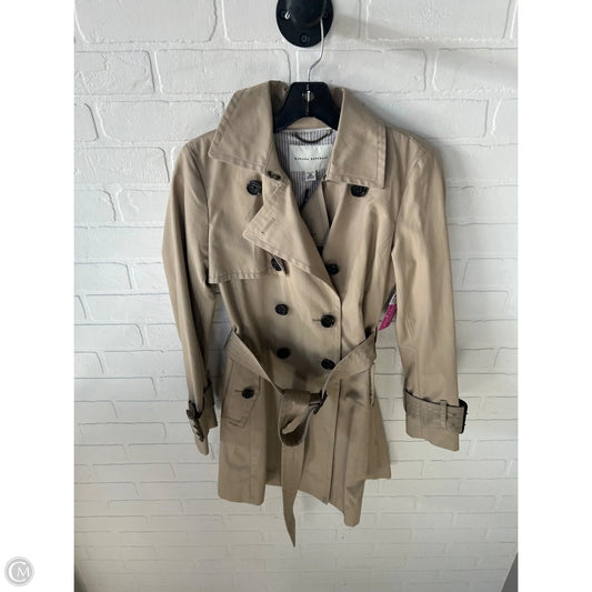 Coat Trench Coat By Banana Republic In Tan, Size: Xsp