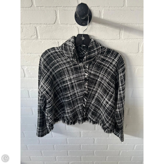 Jacket Other By Zara In Black & White, Size: Xs