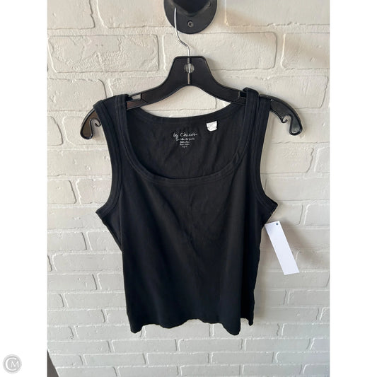 Tank Top By Chicos In Black, Size: L