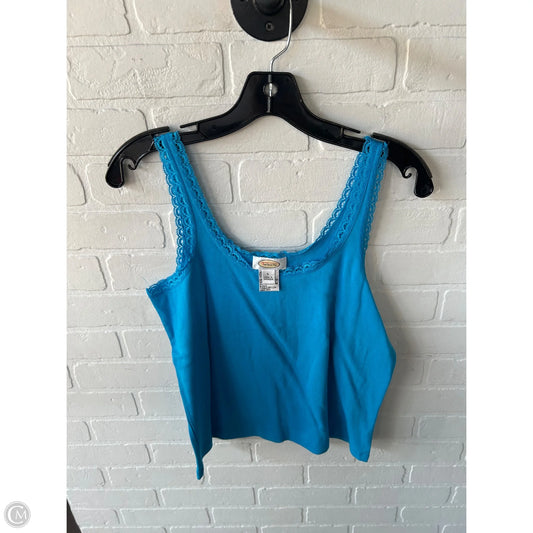 Tank Top By Talbots In Blue, Size: L