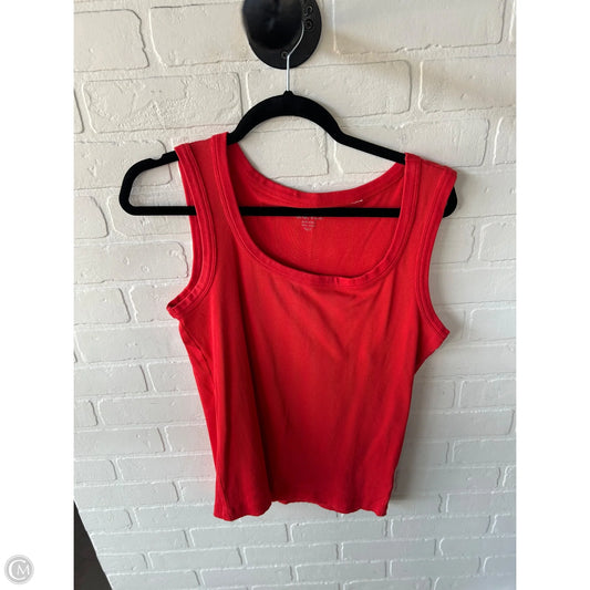 Tank Top By Chicos In Orange, Size: L