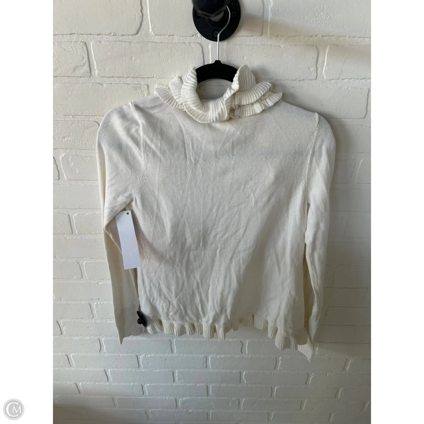 Sweater Cardigan By White House Black Market In Cream, Size: Xs