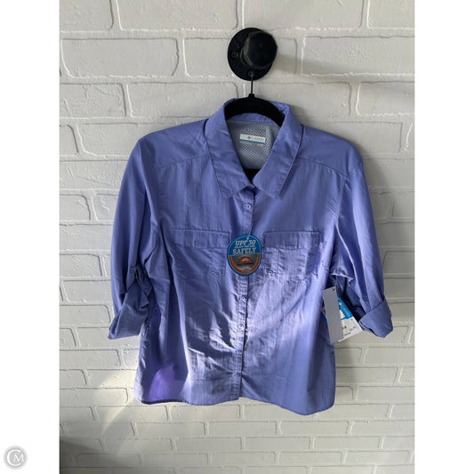 Top Long Sleeve By Columbia In Blue, Size: Xl