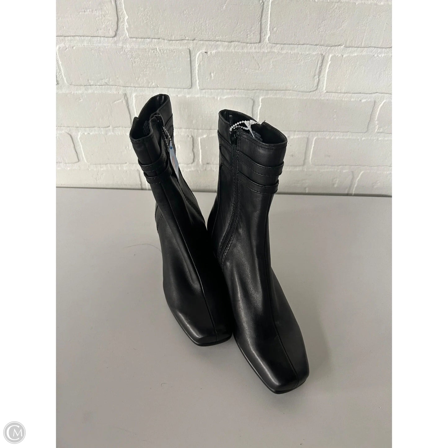 Boots Mid-calf Flats By Nine West In Black, Size: 5