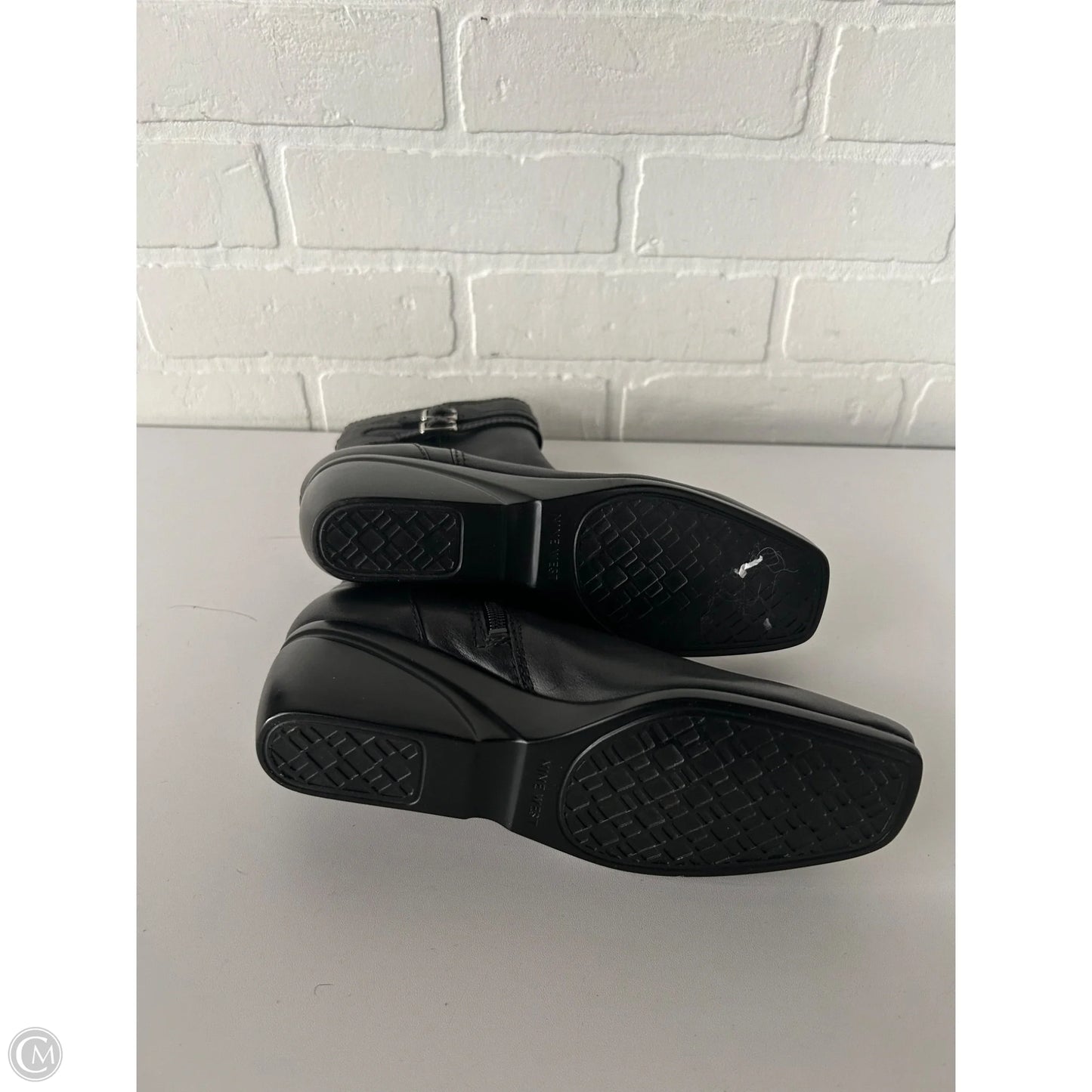 Boots Mid-calf Flats By Nine West In Black, Size: 5